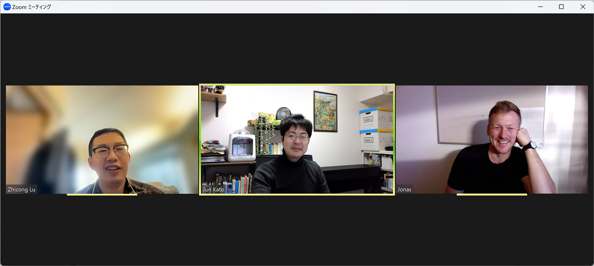 Jonas, Jun, and Zhicong