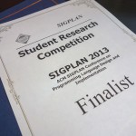 PLDI SRC Finalistの賞状